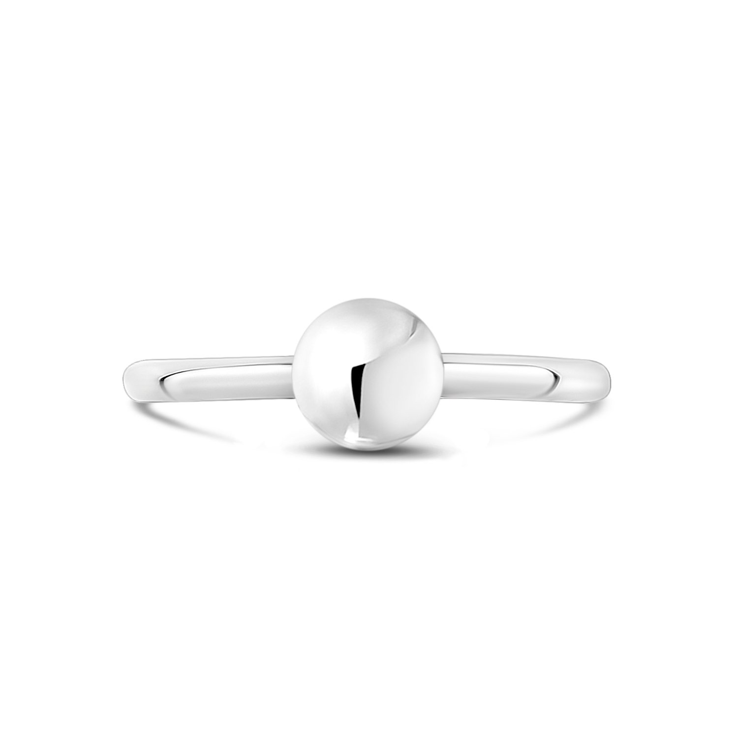 Round Ball Stackable Ring - Women Ring - The Steel Shop