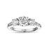 Women Ring - Stainless Steel Round Trinity Ring