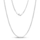 Women's Necklaces - 4mm Stainless Steel Herringbone Chain Necklace