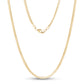 Women's Necklaces - 4mm Gold Herringbone Chain Necklace