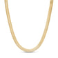 Women's Necklaces - 6mm Gold Herringbone Chain