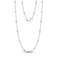 Women's Necklaces - Beaded Cuban Link Chain